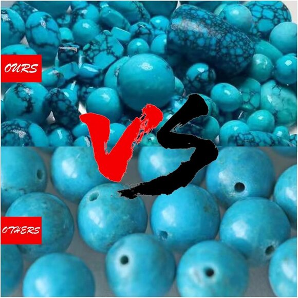 Long Teardrop Chain Turquoise Vintage Long Summer Earring for Women Jewelry - Picture 4 of 7